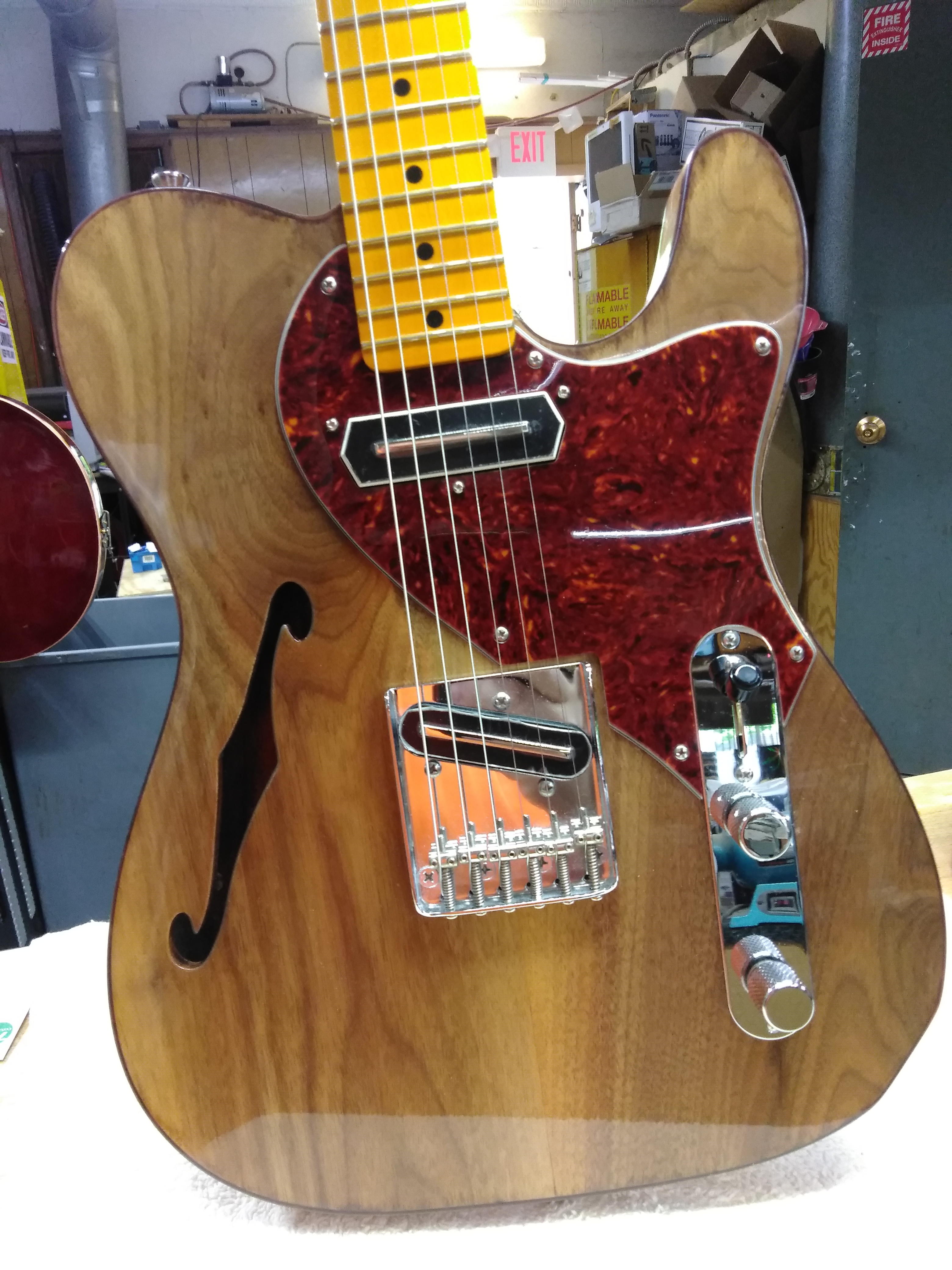 thinline telecaster walnut custom tele guitar few before